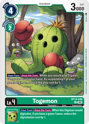 Togemon, Digimon card BT14-046