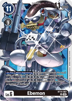 Ebemon, Digimon card BT14-067