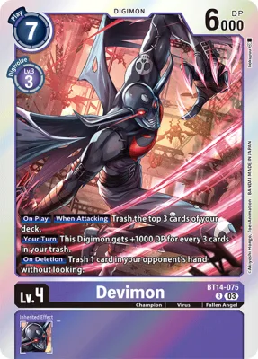 Devimon, Digimon card BT14-075