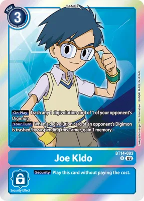 Joe Kido, Digimon card BT14-083