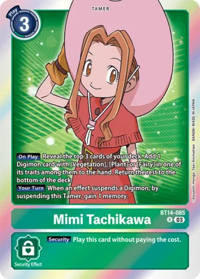 Mimi Tachikawa, Digimon card BT14-085