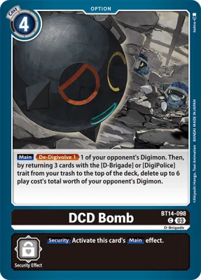 DCD Bomb, Digimon card BT14-098