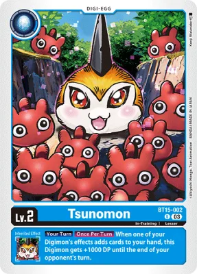 Tsunomon, Digimon card BT15-002