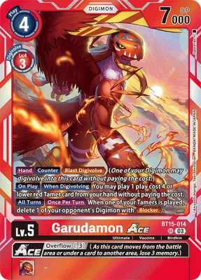 Garudamon ACE, Digimon card BT15-014