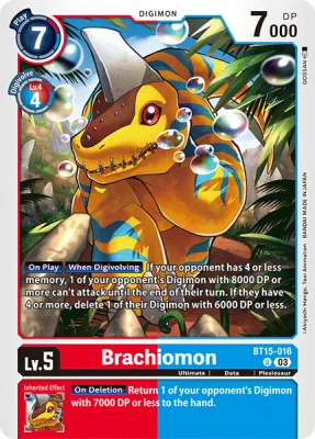 Brachiomon, Digimon card BT15-016