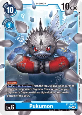 Pukumon, Digimon card BT15-030