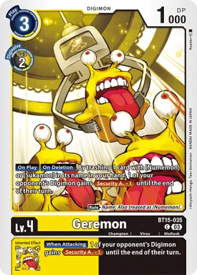 Geremon, Digimon card BT15-035