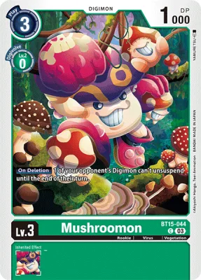 Mushroomon, Digimon card BT15-044