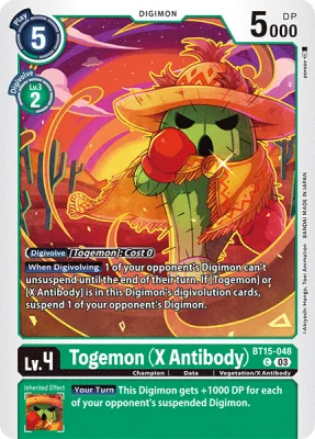 Togemon (X Antibody), Digimon card BT15-048