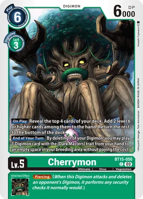 Cherrymon, Digimon card BT15-050