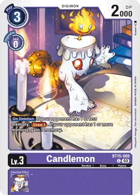 Candlemon, Digimon card BT15-069