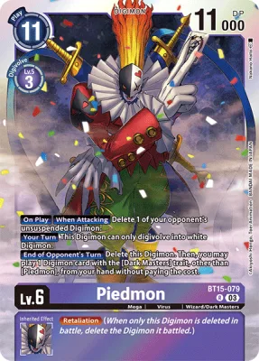 Piedmon, Digimon card BT15-079