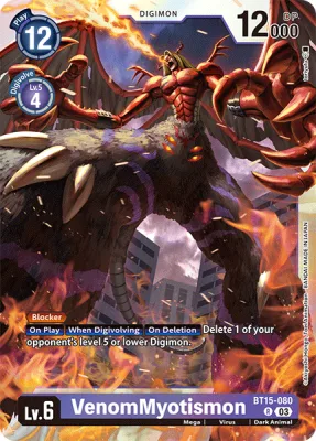 VenomMyotismon, Digimon card BT15-080