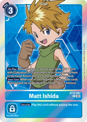 Matt Ishida, Digimon card BT15-083
