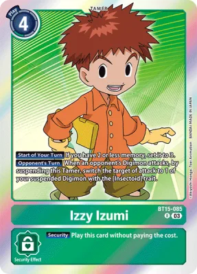 Izzy Izumi, Digimon card BT15-085