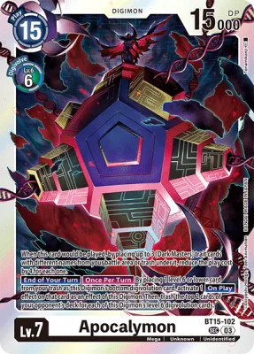 Apocalymon, Digimon card BT15-102