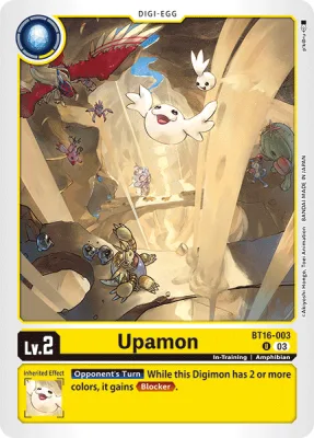 Upamon, Digimon card BT16-003