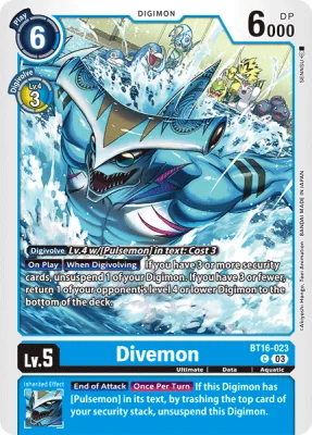 Divemon, Digimon card BT16-023