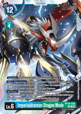 Imperialdramon: Dragon Mode, Digimon card BT16-028