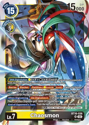 Chaosmon, Digimon card BT16-036