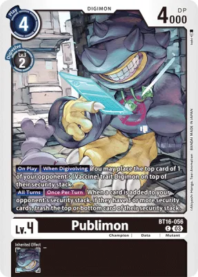 Publimon, Digimon card BT16-056