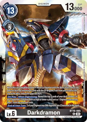 Darkdramon, Digimon card BT16-065