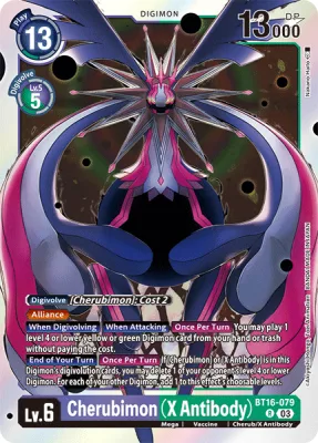 Cherubimon (X Antibody), Digimon card BT16-079
