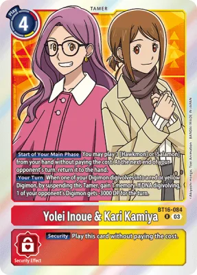 Yolei Inoue & Kari Kamiya, Digimon card BT16-084
