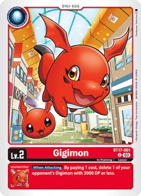 Gigimon, Digimon card BT17-001