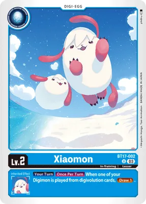 Xiaomon, Digimon card BT17-002