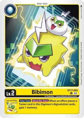 Bibimon, Digimon card BT17-003