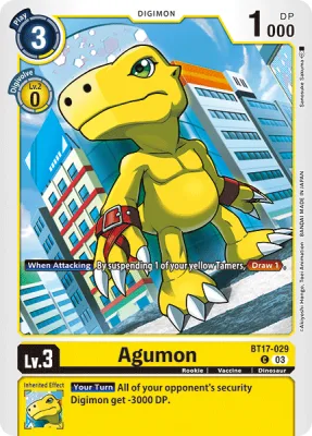 Agumon, Digimon card BT17-029