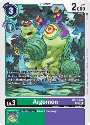 Argomon, Digimon card BT17-042