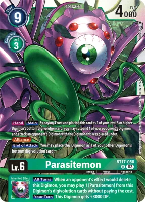Parasitemon, Digimon card BT17-050