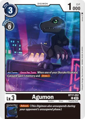 Agumon, Digimon card BT17-052
