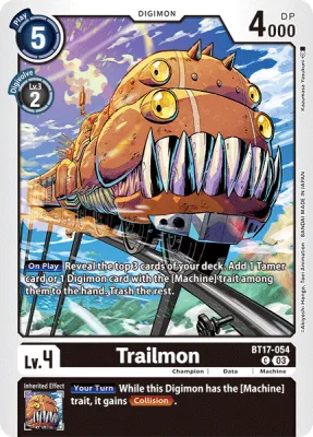Trailmon, Digimon card BT17-054