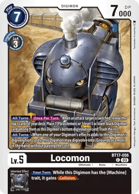 Locomon, Digimon card BT17-056