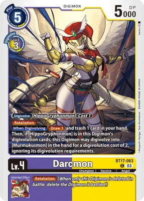 Darcmon, Digimon card BT17-063