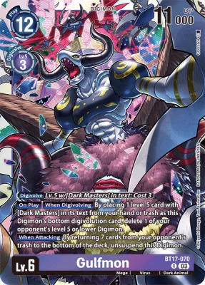 Gulfmon, Digimon card BT17-070