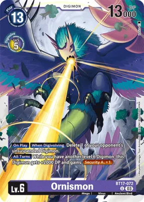 Ornismon, Digimon card BT17-072