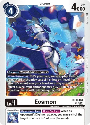 Eosmon, Digimon card BT17-074