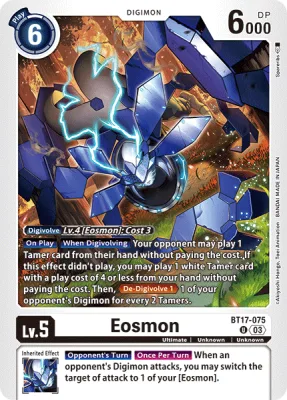 Eosmon, Digimon card BT17-075