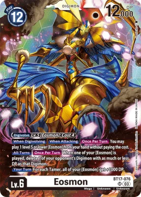 Eosmon, Digimon card BT17-076