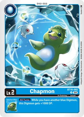 Chapmon, Digimon card BT18-002