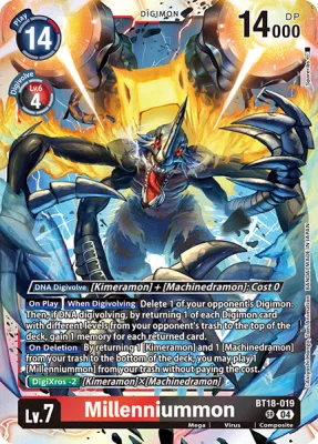 Millenniummon, Digimon card BT18-019
