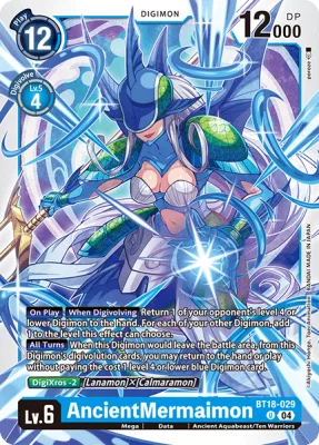 AncientMermaimon, Digimon card BT18-029