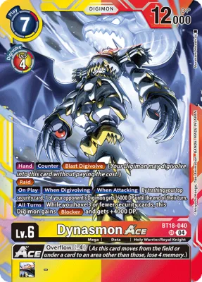 Dynasmon ACE, Digimon card BT18-040