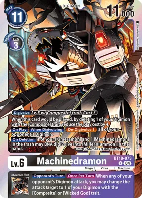 Machinedramon, Digimon card BT18-073