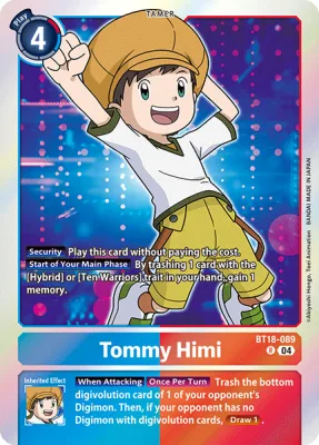 Tommy Himi, Digimon card BT18-089