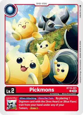 Pickmons, Digimon card BT19-001